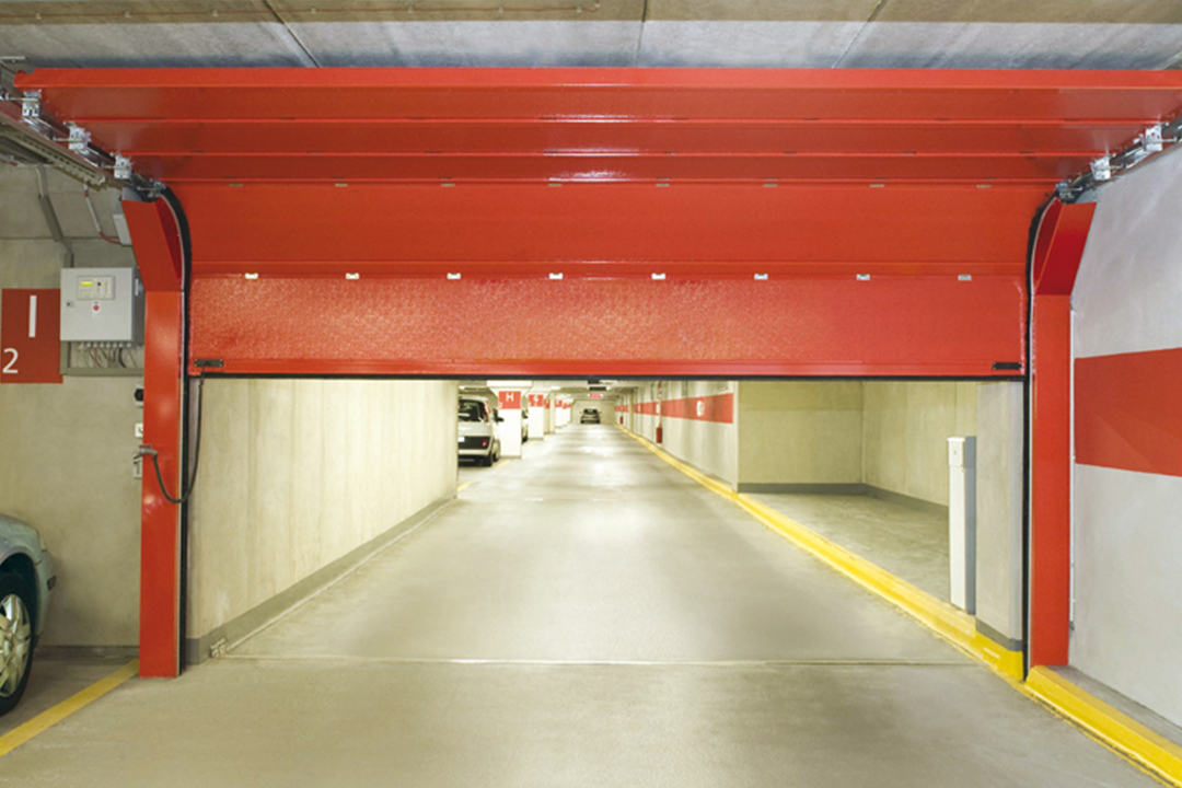 Rotes Brandschutz Rolltor Rotes Brandschutz Rolltor